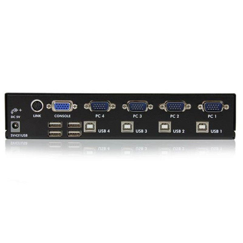 Image secondaire de Startech.com Commutateur KVM 4 Ports VGA USB, Montage en Rack - Switch KVM - 1920x1440