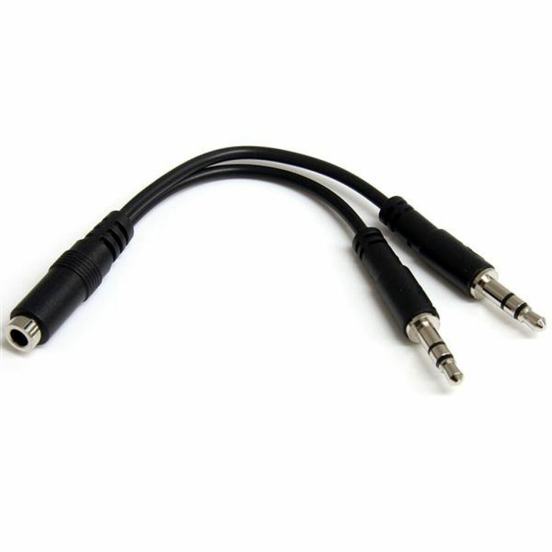 Startech.com Câble pour séparateur de casque 4 broches de 3,5 mm vers 2 x 3 broches de 3,5 mm - F/M