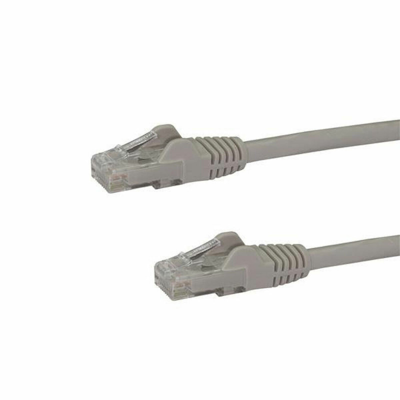 Startech.com Câble réseau Cat6 Gigabit UTP sans crochet de 15m - Cordon Ethernet RJ45 anti-accroc - M/M - Gris