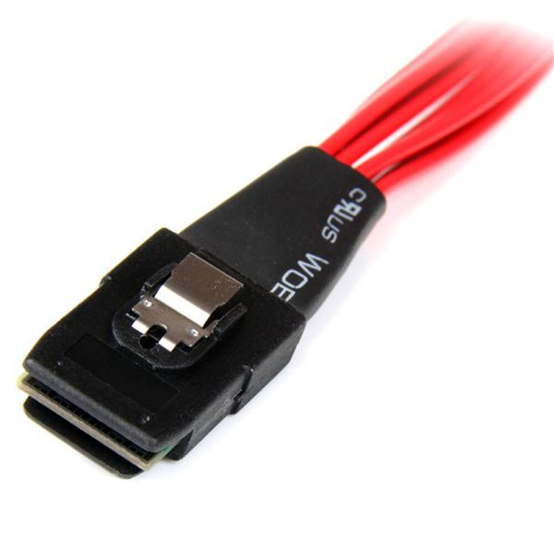 Image secondaire de Startech.com Câble Mini SAS Serial Attached SCSI interne 50 cm - SFF-8087 vers 4 SFF-8482