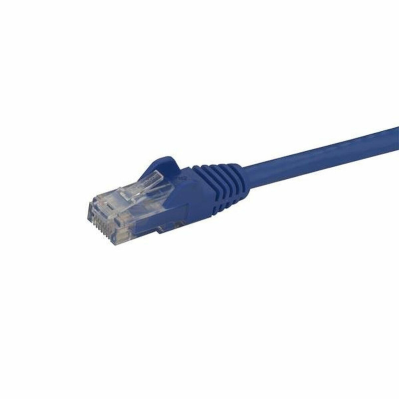 Image secondaire de Startech.com Câble réseau Cat6 Gigabit UTP sans crochet de 50cm - Cordon Ethernet RJ45 anti-accroc - M/M - Bleu