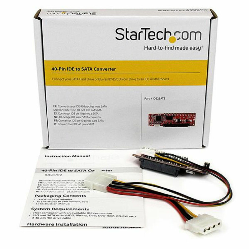 Startech.com Adaptateur IDE 40 pin PATA vers SATA pour disque dur / SSD 2.5