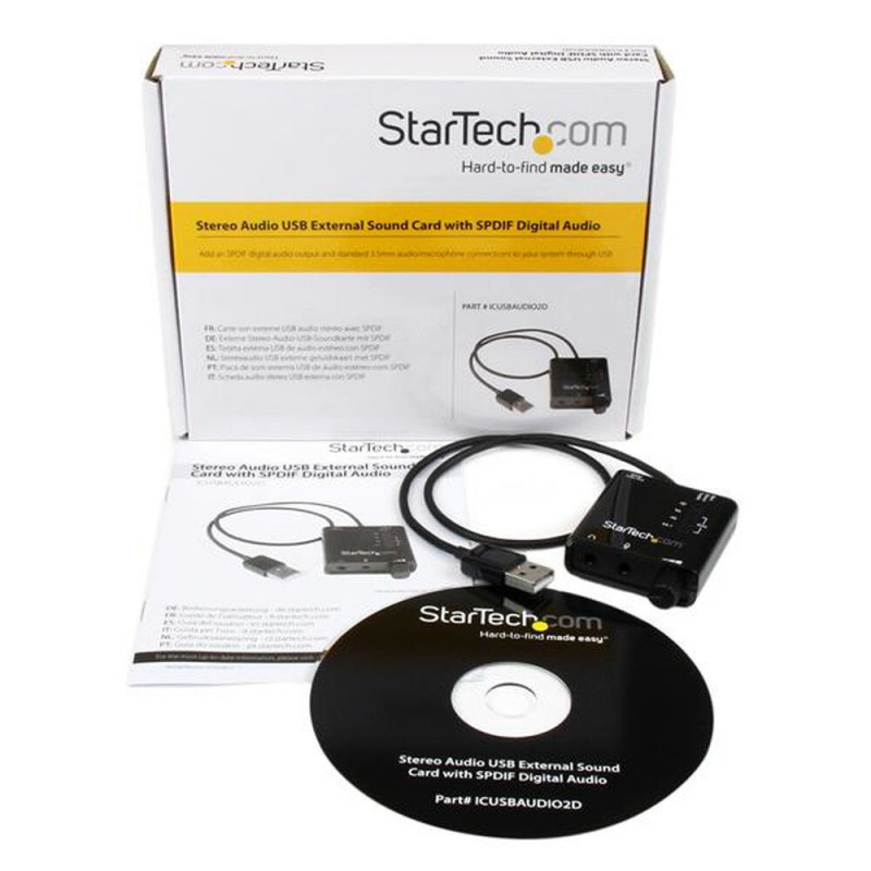 Image secondaire de Startech.com Carte son externe USB avec audio SPDIF numérique - Convertisseur DAC USB audio