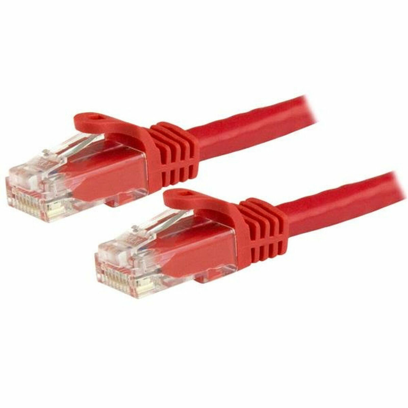 Startech.com Câble réseau Cat6 Gigabit UTP sans crochet de 3m - Cordon Ethernet RJ45 anti-accroc - M/M - Rouge