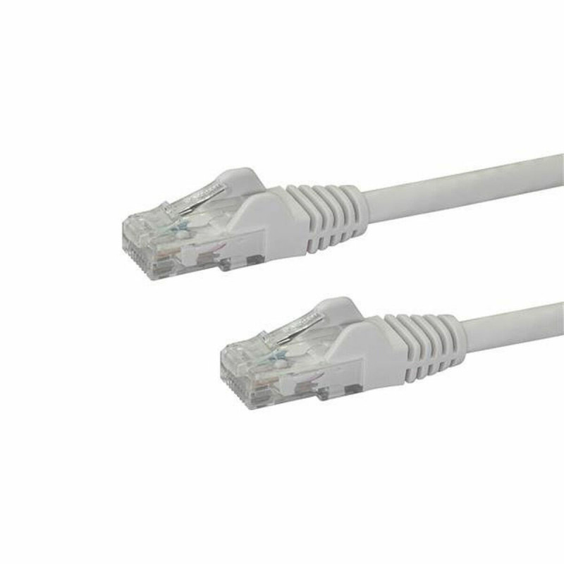 Startech.com Câble réseau Cat6 Gigabit UTP sans crochet de 2m - Cordon Ethernet RJ45 anti-accroc - M/M - Blanc