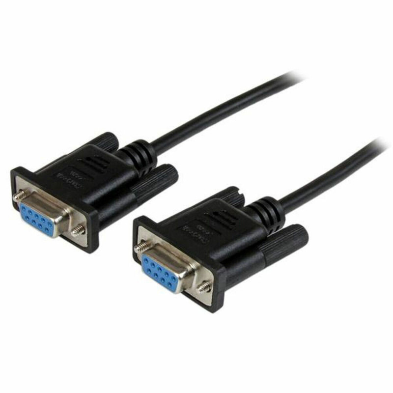 Startech.com Câble null modem série DB9 RS232 de 1m - Cordon série DB9 vers DB9 - F/F - Noir