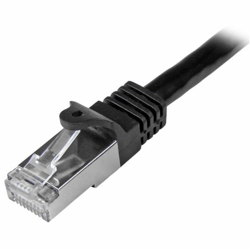 Image secondaire de Startech.com N6SPAT1MBK câble de réseau Noir 1 m Cat6 SF/UTP (S-FTP)