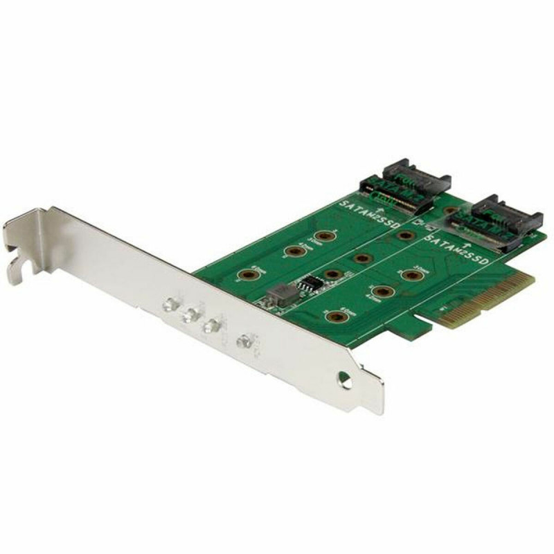 Startech.com Adaptateur SSD M.2 NGFF à 3 ports - 1x M.2 PCIe (NVMe), 2x M.2 SATA III - PCIe 3.0