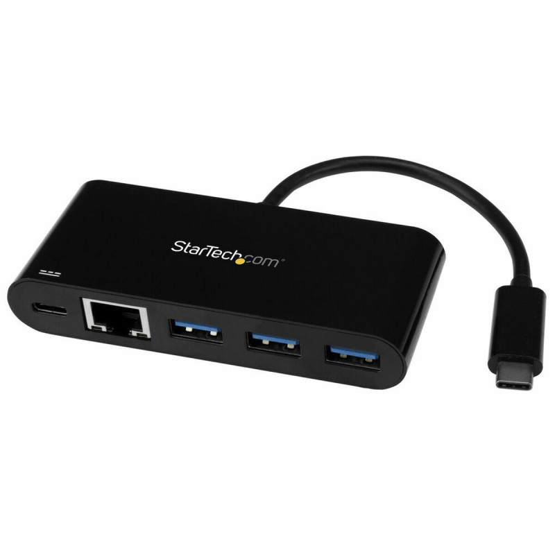 Startech.com Adaptateur USB-C vers Gigabit Ethernet avec hub USB 3.0 à 3 ports et USB Power Delivery