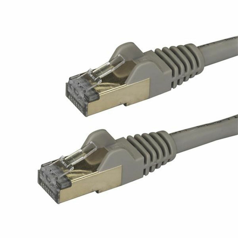 Image secondaire de Startech.com Câble réseau Cat6a STP blindé sans crochet de 1 m - Gris