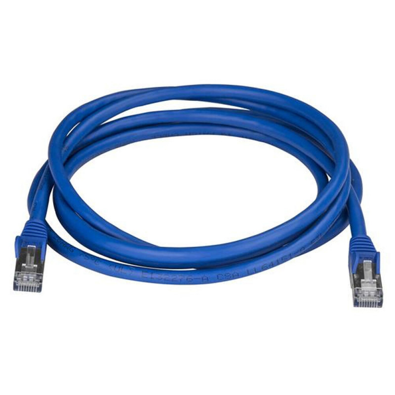 Image secondaire de Startech.com Câble réseau Cat6a STP blindé sans crochet de 2 m - Bleu