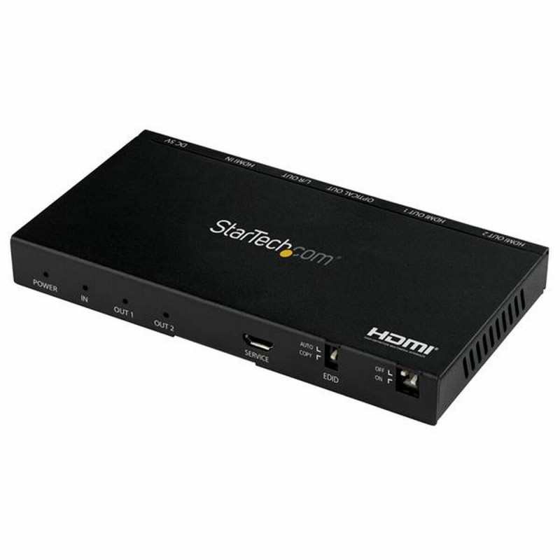 Startech.com Répartiteur HDMI à 2 ports - 4K 60 Hz avec scaler incorporé - Son surround 7.1