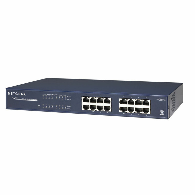 Netgear JGS516 Non-géré Bleu