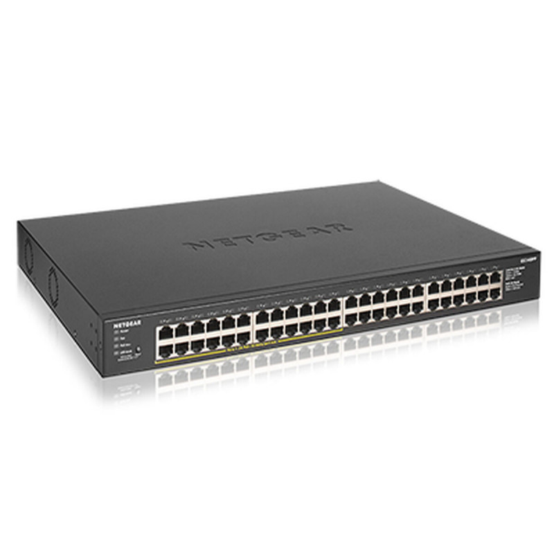 Netgear GS348PP Non-géré Gigabit Ethernet (10/100/1000) Connexion Ethernet, supportant l'alimentation via ce port (PoE) Noir