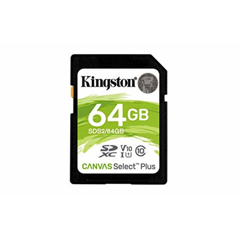 Kingston Technology Carte SDXC Canvas Select Plus 100R C10 UHS-I U1 V10 de 64 Go