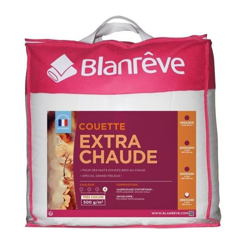 Remplissage de couette Blanreve Blanc 500 g/m² 240 x 260 cm