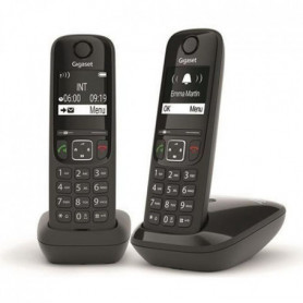 GIGASET Téléphone Fixe AS690 Duo Noir 68,99 €