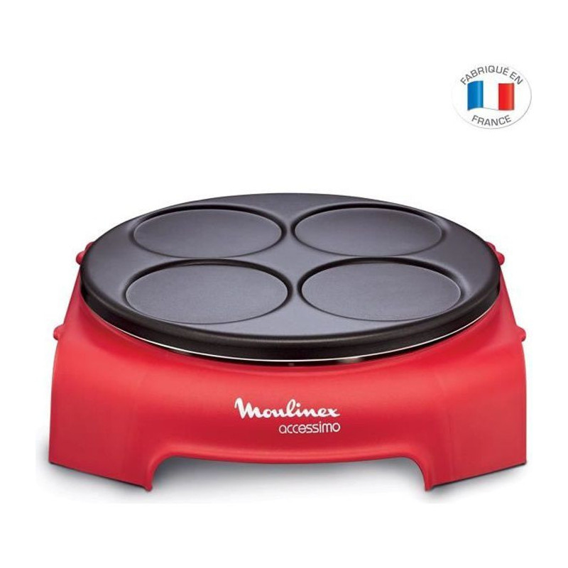 Moulinex PY312511 appareil à crêpes 4 crèpe(s) 720 W Rouge