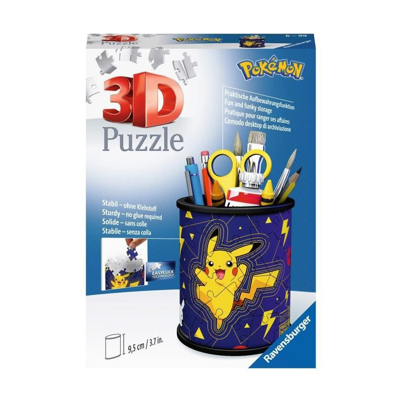 Image secondaire de Ravensburger Puzzle 3D Pot à crayons - Pokémon