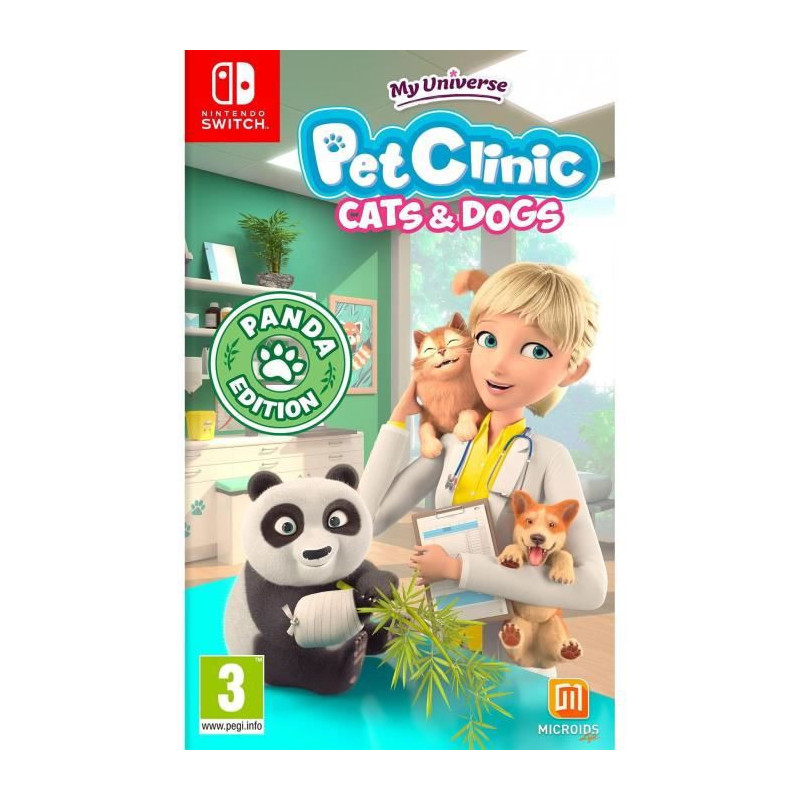 Jeu vidéo pour Switch Microids My Universe: PetClinic Cats & Dogs - Panda Edition