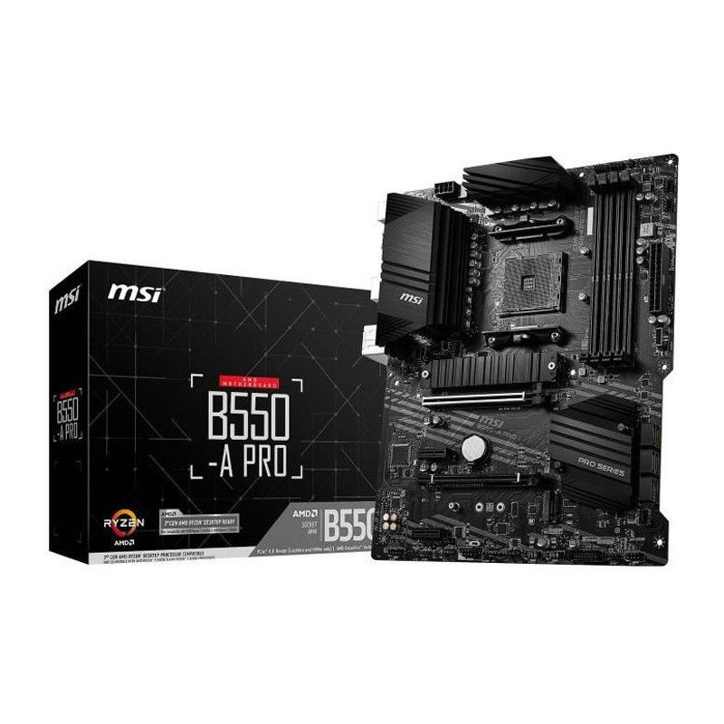 MSI B550-A PRO carte mère AMD B550 Emplacement AM4 ATX