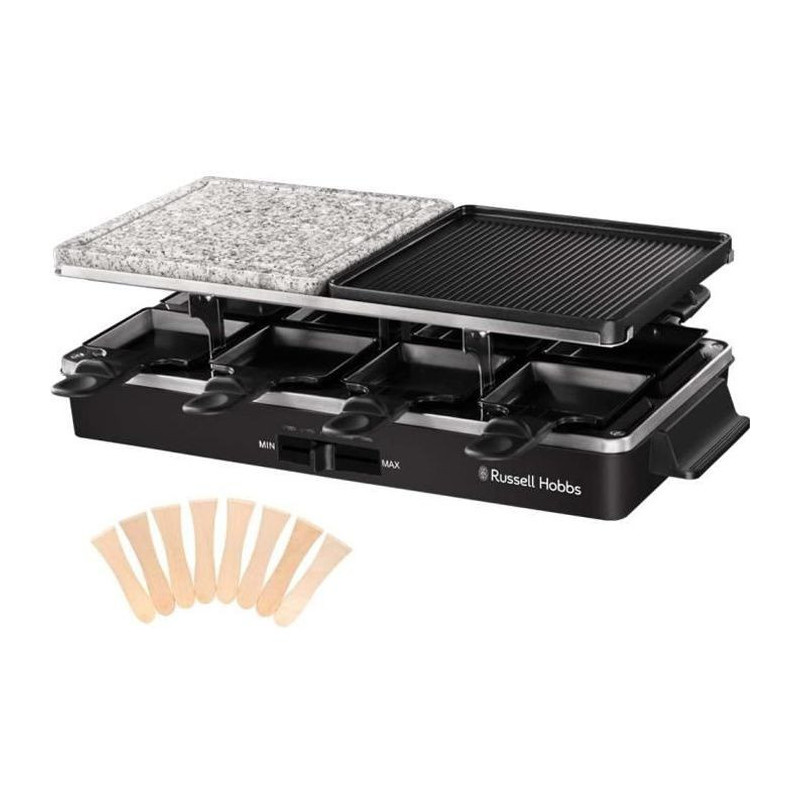 Plancha grill Russel Hobbs Raclette Noir