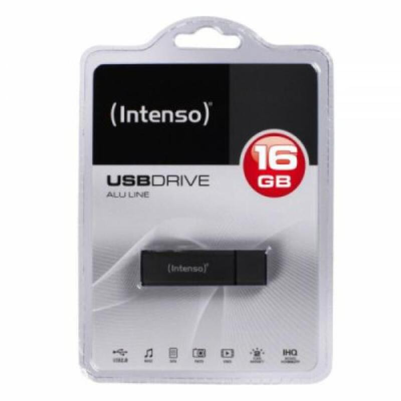 Clé USB Intenso ALU LINE 16 GB Anthracite 16 GB Clé USB