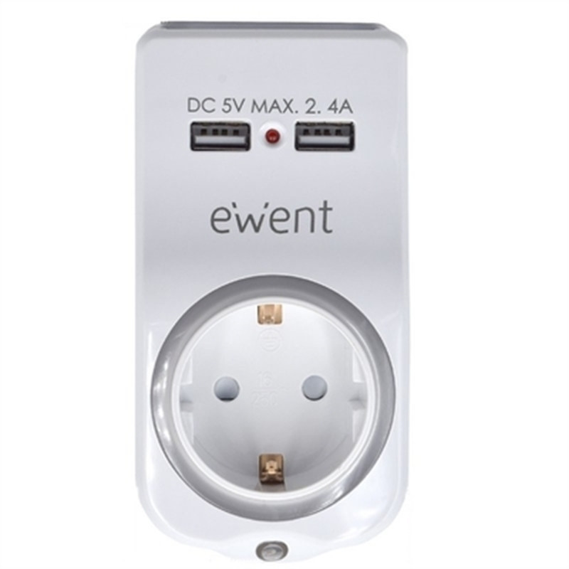 Ewent EW1225 chargeur d'appareils mobiles Universel Blanc Secteur Intérieure