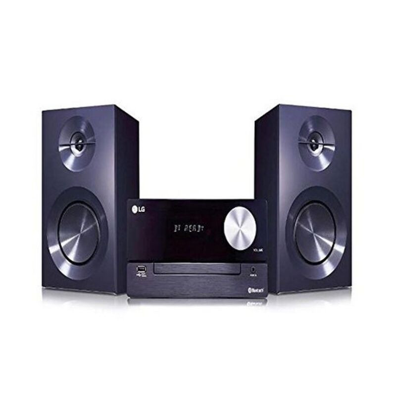 LG cm2460 ensemble audio pour la maison Système micro audio domestique 100 W Noir