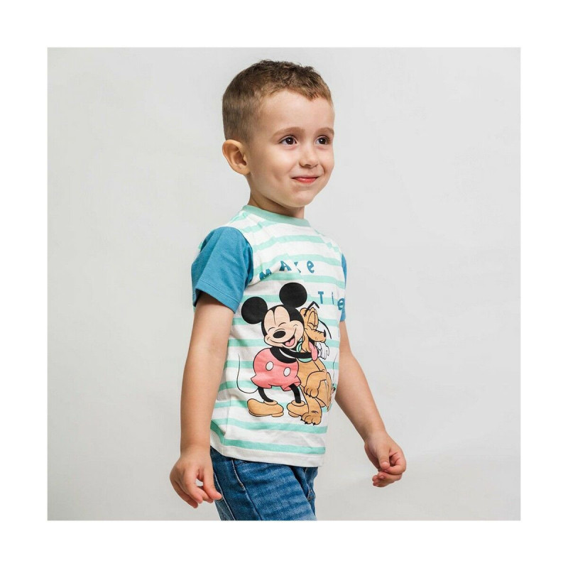 Image secondaire de T shirt à manches courtes Mickey Mouse Enfant Multicouleur