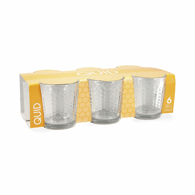 Image secondaire de Set de Verres Quid Gala Transparent verre 6 Pièces 260 ml