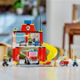 LEGO City 60375 La Caserne et le Camion des Pompiers. Jouet Véhicule d'Urgence. 48,99 €