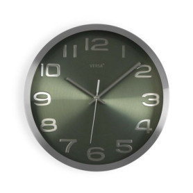 Horloge Murale Versa Argenté Aluminium (4 x 30 x 30 cm) 36,99 €