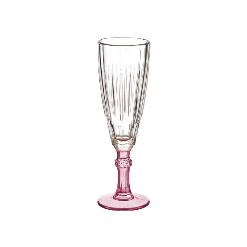 Image secondaire de Coupe de champagne Verre Rose 6 Unités (170 ml)