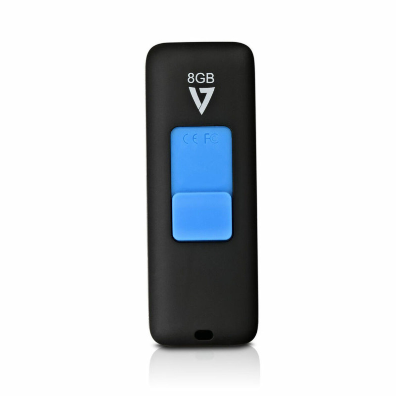 Image secondaire de V7 VF38GAR-3E lecteur USB flash 8 Go USB Type-A 3.2 Gen 1 (3.1 Gen 1) Noir, Bleu