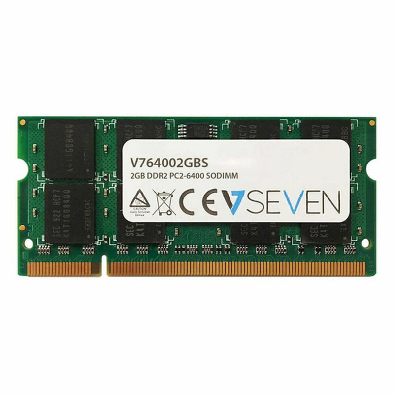 V7 2GB DDR2 PC2-6400 800Mhz SO DIMM Notebook Module de mémoire - V764002GBS