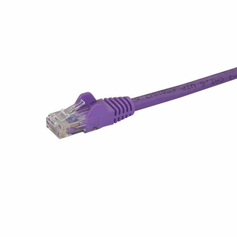 Image secondaire de Startech.com Câble réseau Cat6 UTP sans crochet de 50 cm - Violet