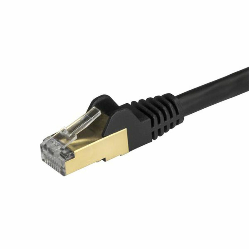 Image secondaire de Startech.com Cordon de raccordement CAT6a - 1,5 m - Sans crochet - Câble patch RJ45 - Noir