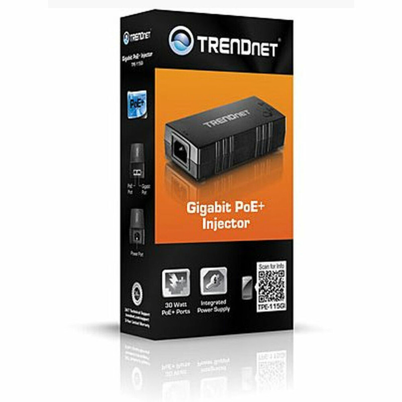 Image secondaire de Injecteur PoE Trendnet TPE-115GI Noir