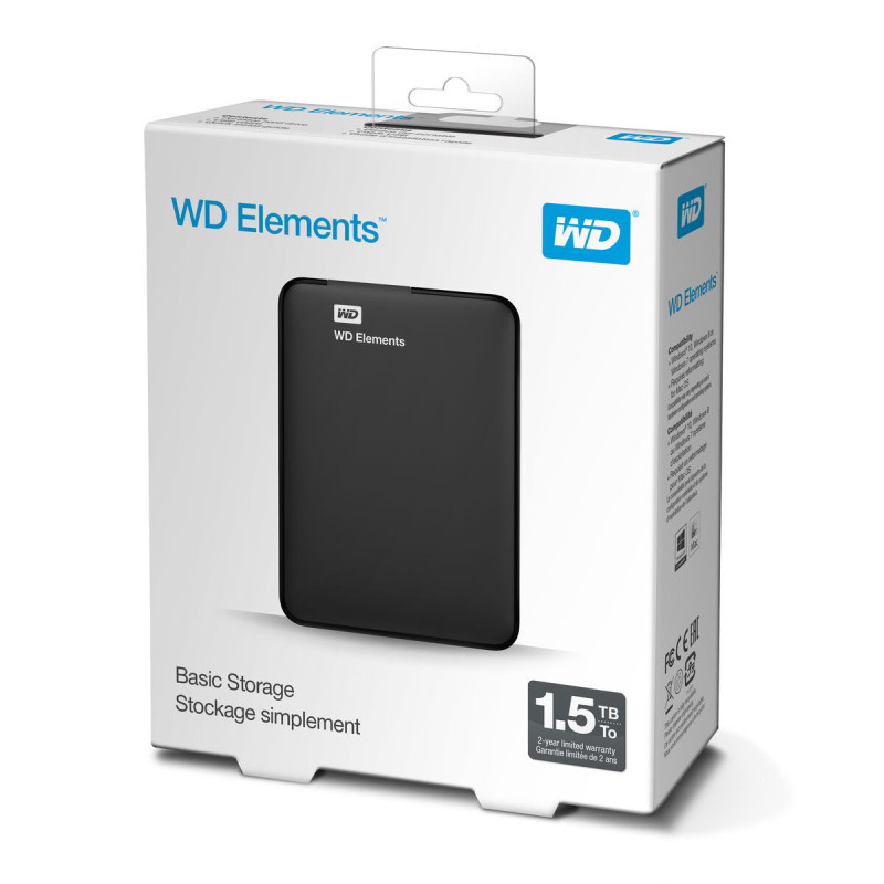 Image secondaire de Disque Dur Externe Western Digital WDBU6Y0015BBK-WESN 1,5 TB