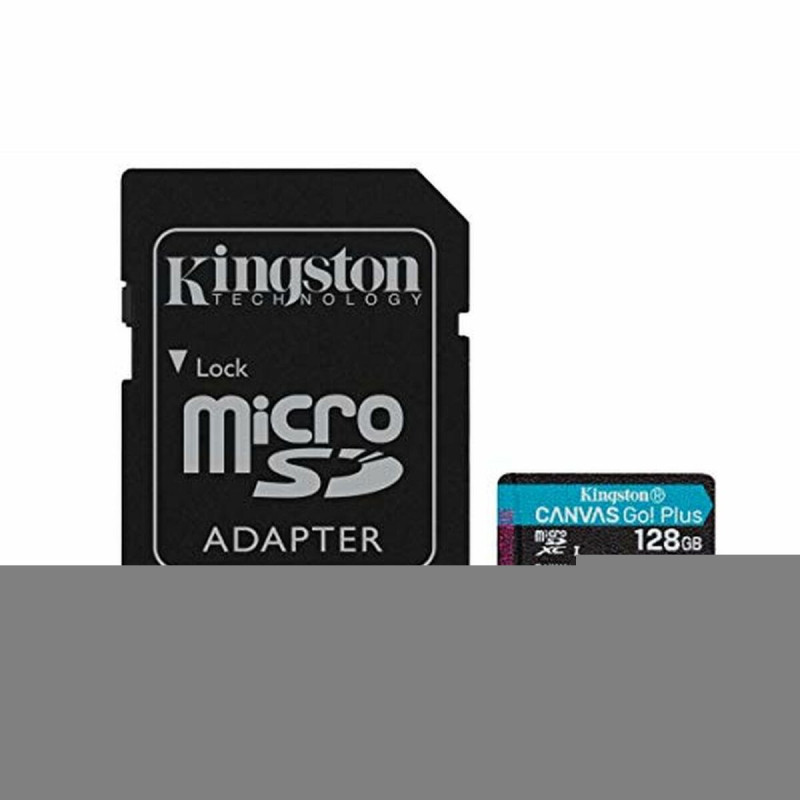 Kingston Technology Carte microSDXC Canvas Go Plus 170R A2 U3 V30 de 128 Go + ADP