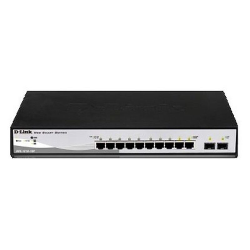 Commutateur Réseau de Bureau D-Link DGS-1210-10P 10 Puertos RJ45