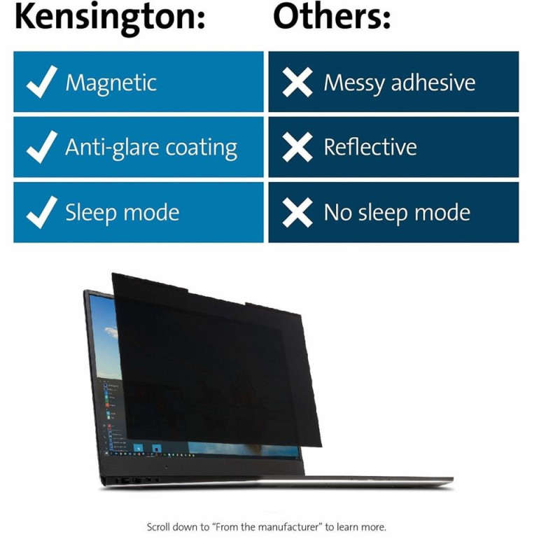 Image secondaire de Filtre de Confidentialité pour Moniteur Kensington K58352WW