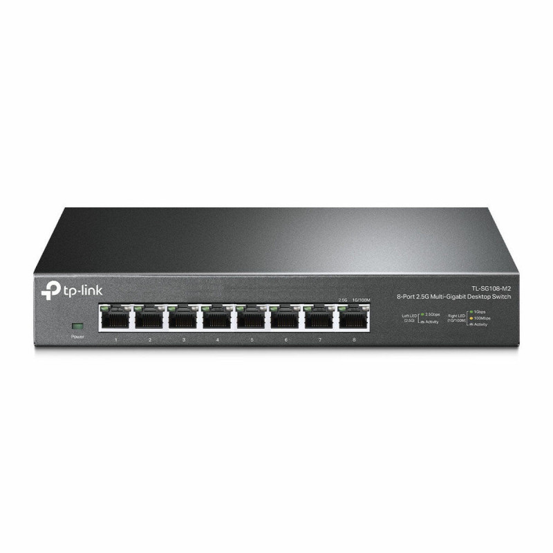 Tp-Link TL-SG108-M2 commutateur réseau Non-géré 2.5G Ethernet (100/1000/2500) Noir