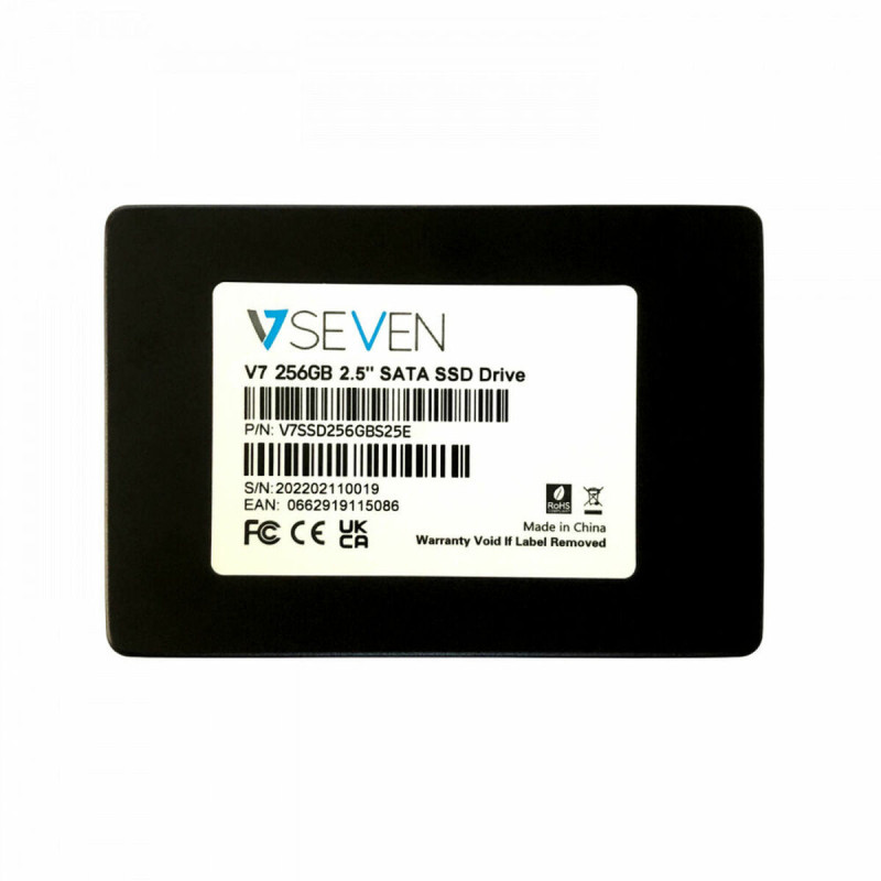 Disque dur V7 V7SSD256GBS25E 256 GB SSD 2.5