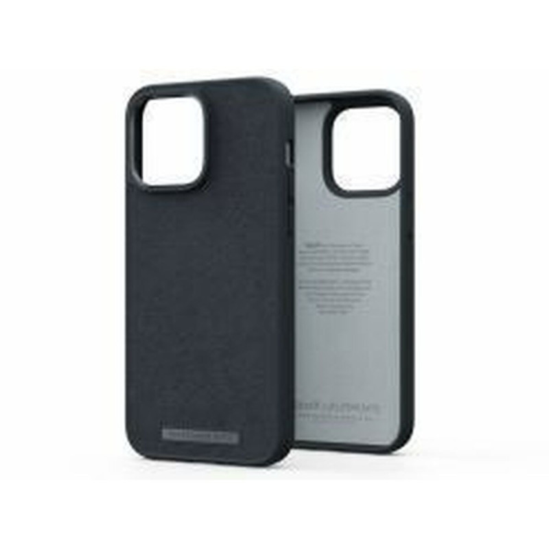 Njord byELEMENTS Suede Comfort+ Case - iPhone 14 Pro Max - Black