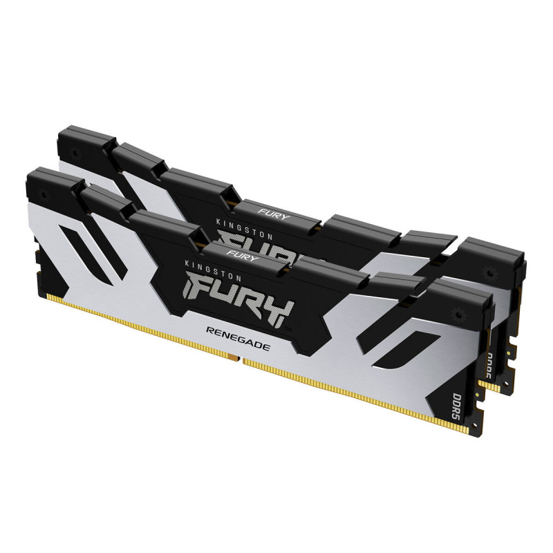 Kingston Technology FURY DIMM DDR5 CL32 32 Go 6 000 MT/s (kit de 2) Renegade Argent