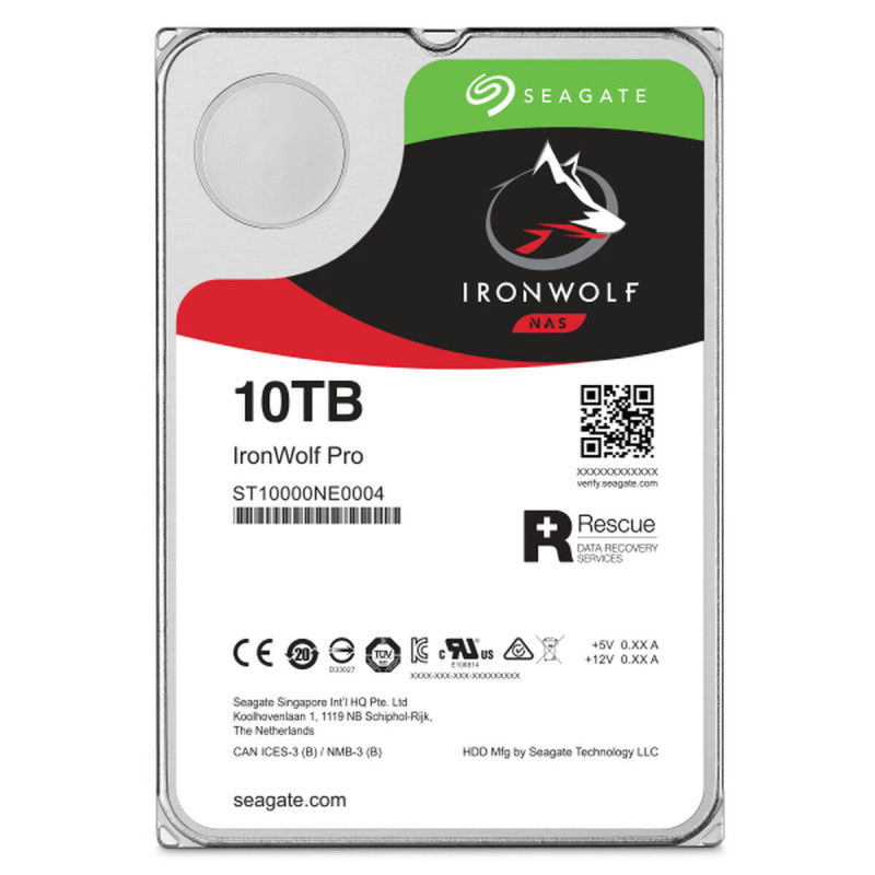 Seagate IronWolf Pro ST10000NT001 disque dur 3.5