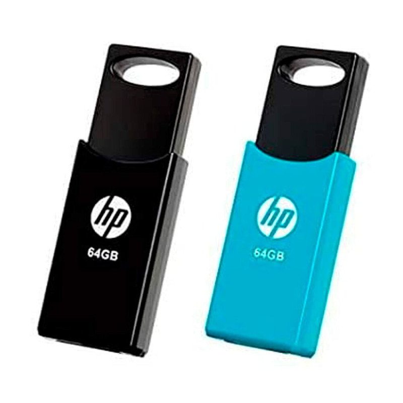 Image secondaire de HP v212w lecteur USB flash 64 Go USB Type-A 2.0 Noir, Bleu