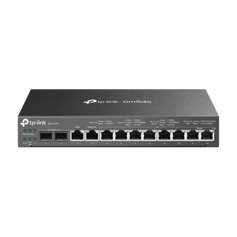 Tp-Link Omada ER7212PC Routeur connecté Gigabit Ethernet Noir